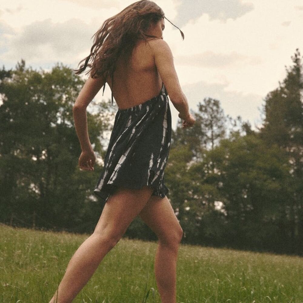 ZARA BLOGGER FAVORITE TIE DYE PRINTED DRESS - Picture 9 of 13